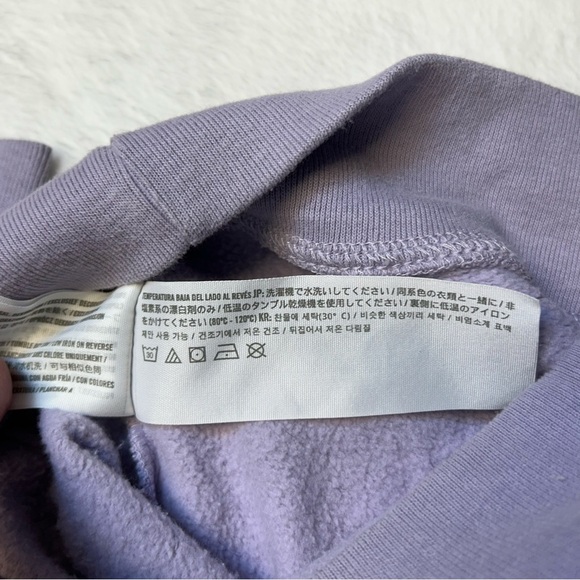 Abercrombie & Fitch Kids Purple Boy's Logo Cotton Blend Fleece Hoodie Size 11/12 - Picture 6 of 6